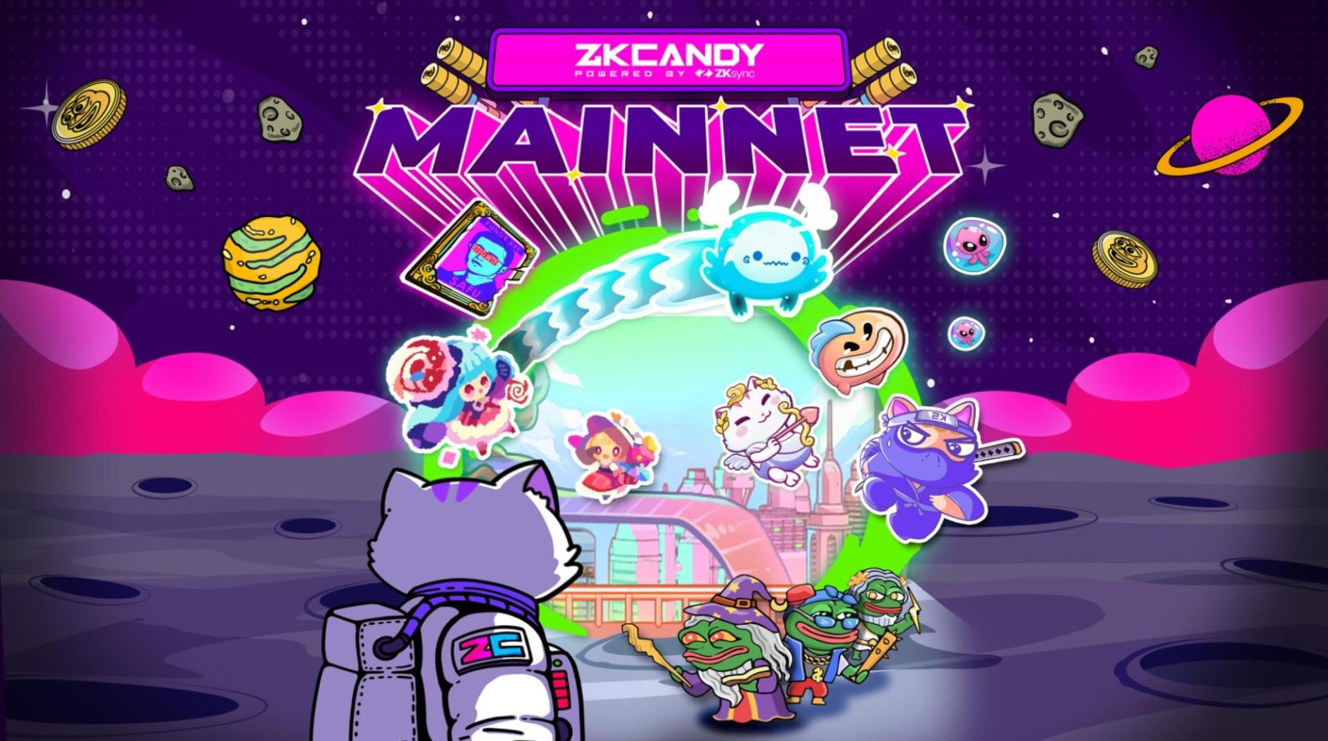Zkcandy通过L2 Mainnet启动Web3移动游戏增压